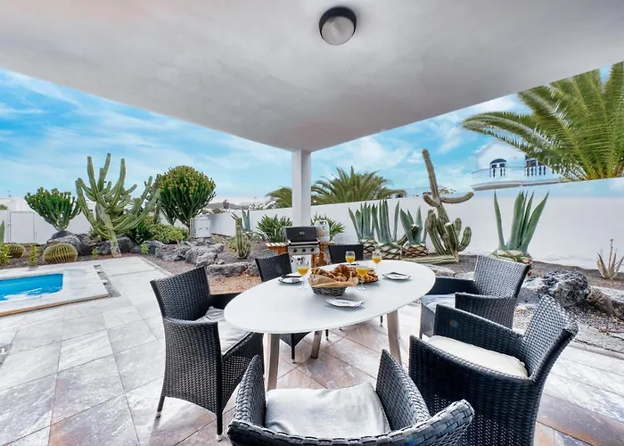 בית נופש Casa Eden - Naturist Area, Private Pool And Bbq By Lanzarote צ'ארקו דל פאלו